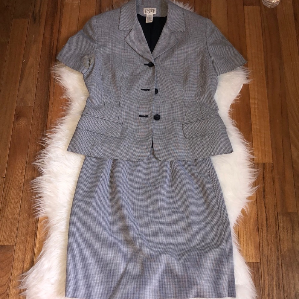 Ann Taylor Loft Shirt+Skirt Set NWT